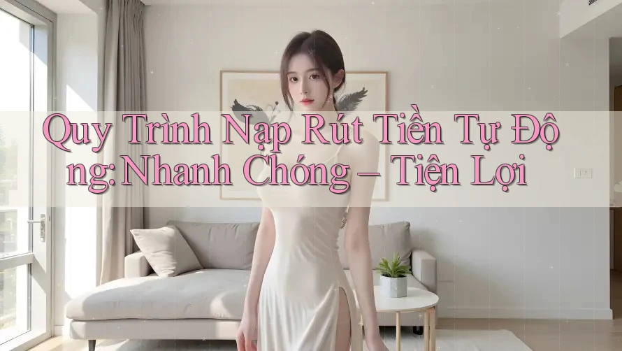 Quy Trình Nạp Rút Tiền Tự Động: Nhanh Chóng – Tiện Lợi Quy Trình Nạp Rút Tiền Tự Động: Nhanh Chóng – Tiện Lợi