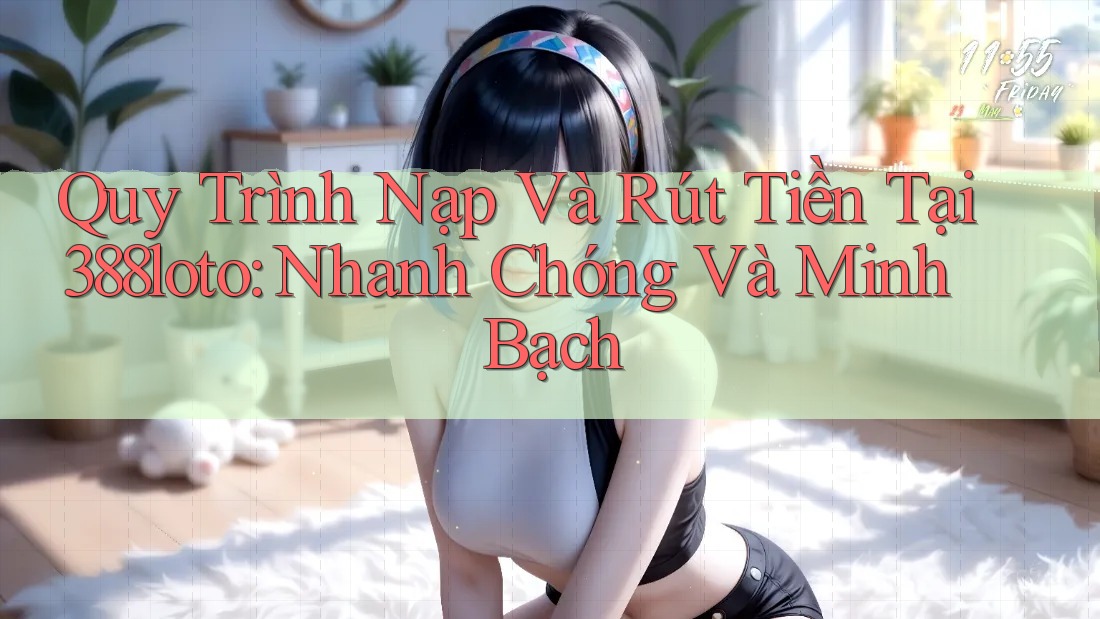 Quy Trình Nạp Và Rút Tiền Tại 388loto: Nhanh Chóng Và Minh Bạch