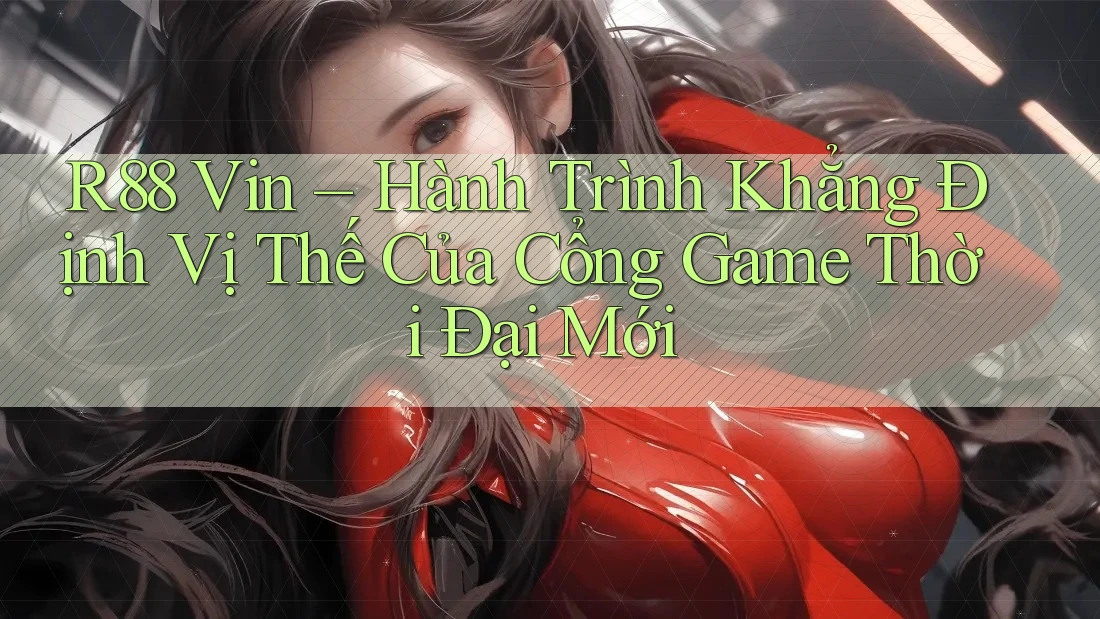 R88 Vin – Hành Trình Khẳng Định Vị Thế Của Cổng Game Thời Đại Mới