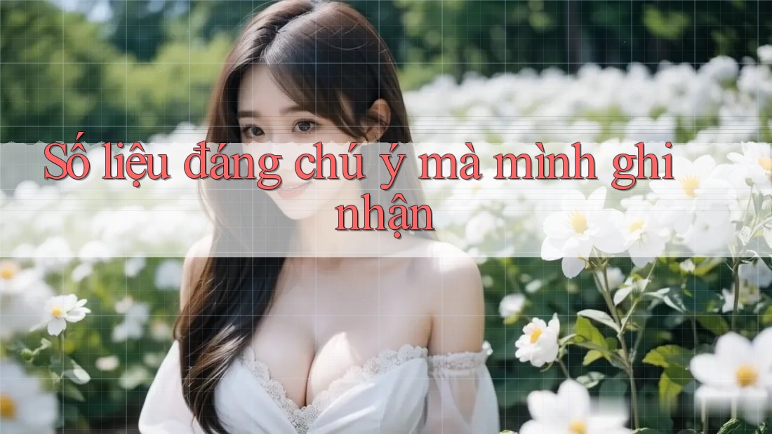 Số liệu đáng chú ý mà mình ghi nhận