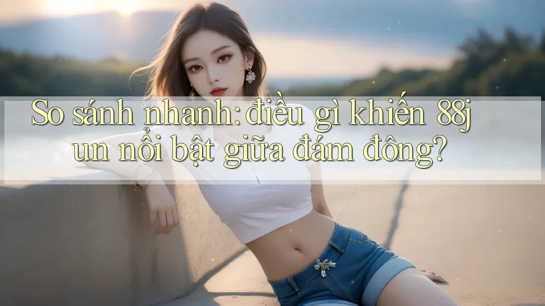 So sánh nhanh: điều gì khiến 88jun nổi bật giữa đám đông?