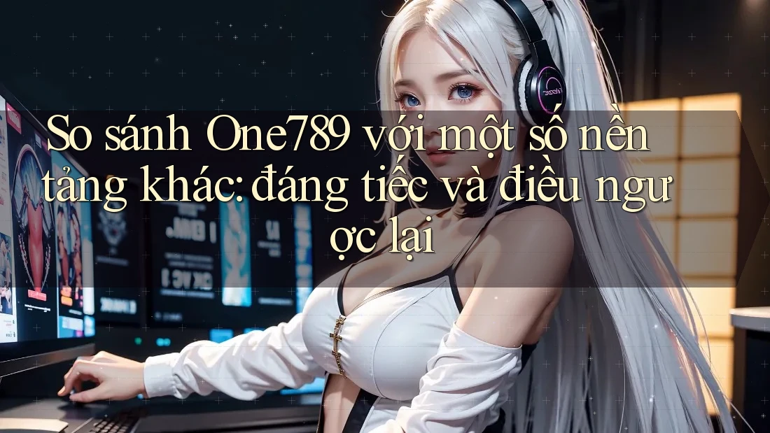 So sánh One789 với một số nền tảng khác: đáng tiếc và điều ngược lại
