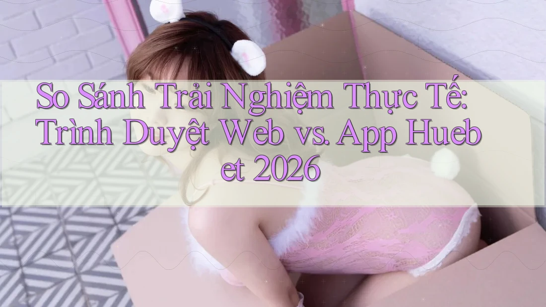 So Sánh Trải Nghiệm Thực Tế: Trình Duyệt Web vs. App Huebet 2026