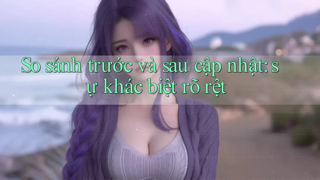 So sánh trước và sau cập nhật: sự khác biệt rõ rệt