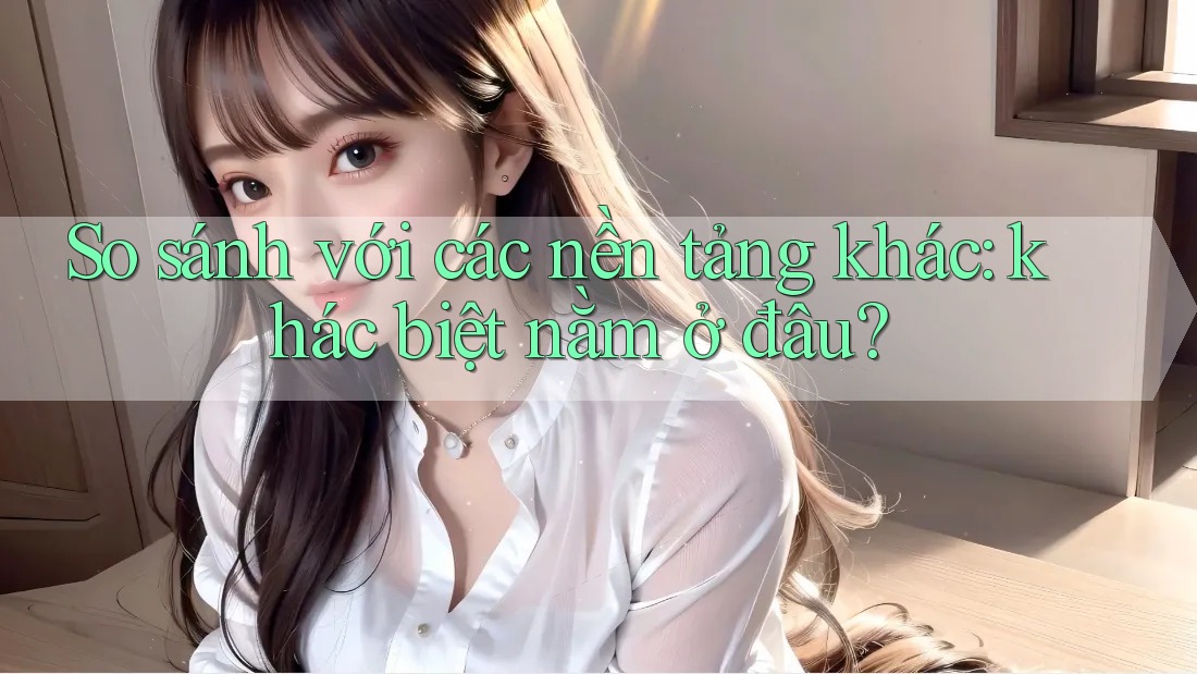 So sánh với các nền tảng khác: khác biệt nằm ở đâu?