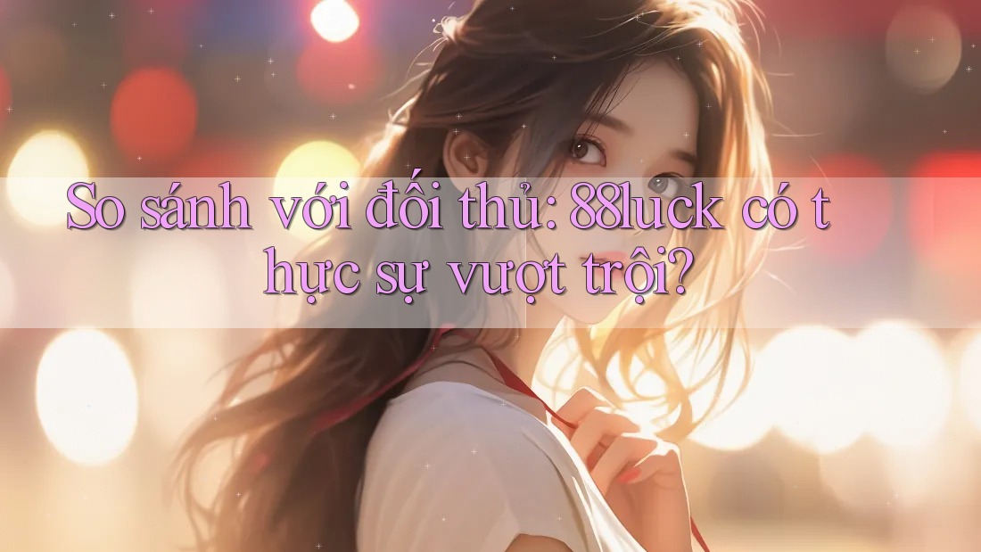 So sánh với đối thủ: 88luck có thực sự vượt trội?