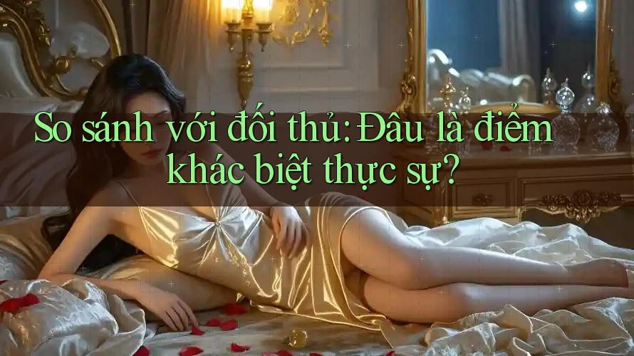 So sánh với đối thủ: Đâu là điểm khác biệt thực sự? So sánh với đối thủ: Đâu là điểm khác biệt thực sự?