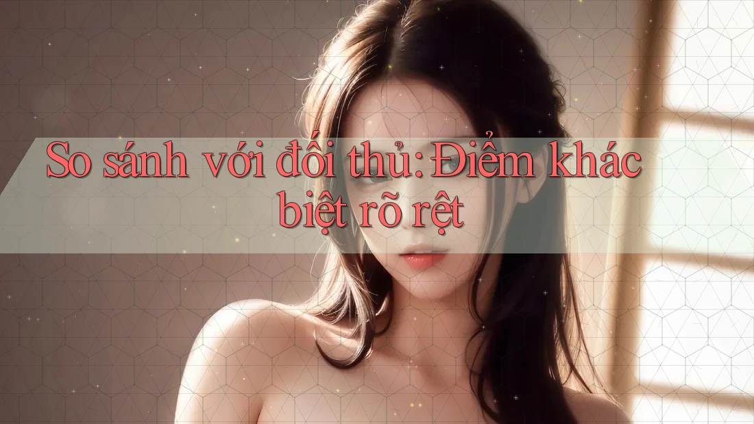 So sánh với đối thủ: Điểm khác biệt rõ rệt