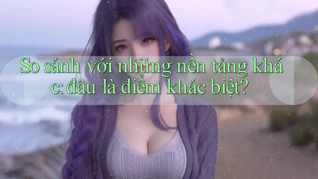 So sánh với những nền tảng khác: đâu là điểm khác biệt?