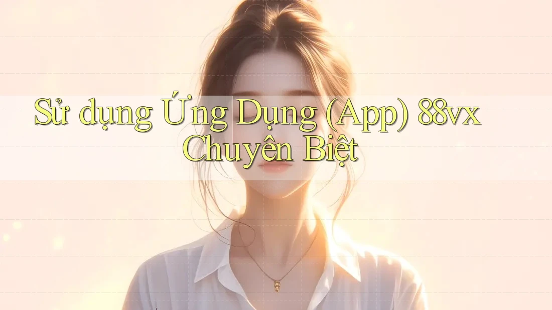 Sử dụng Ứng Dụng (App) 88vx Chuyên Biệt