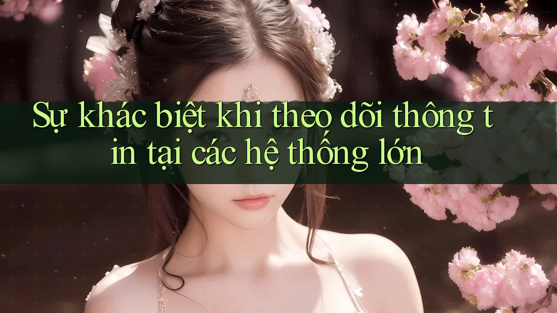 Sự khác biệt khi theo dõi thông tin tại các hệ thống lớn Sự khác biệt khi theo dõi thông tin tại các hệ thống lớn