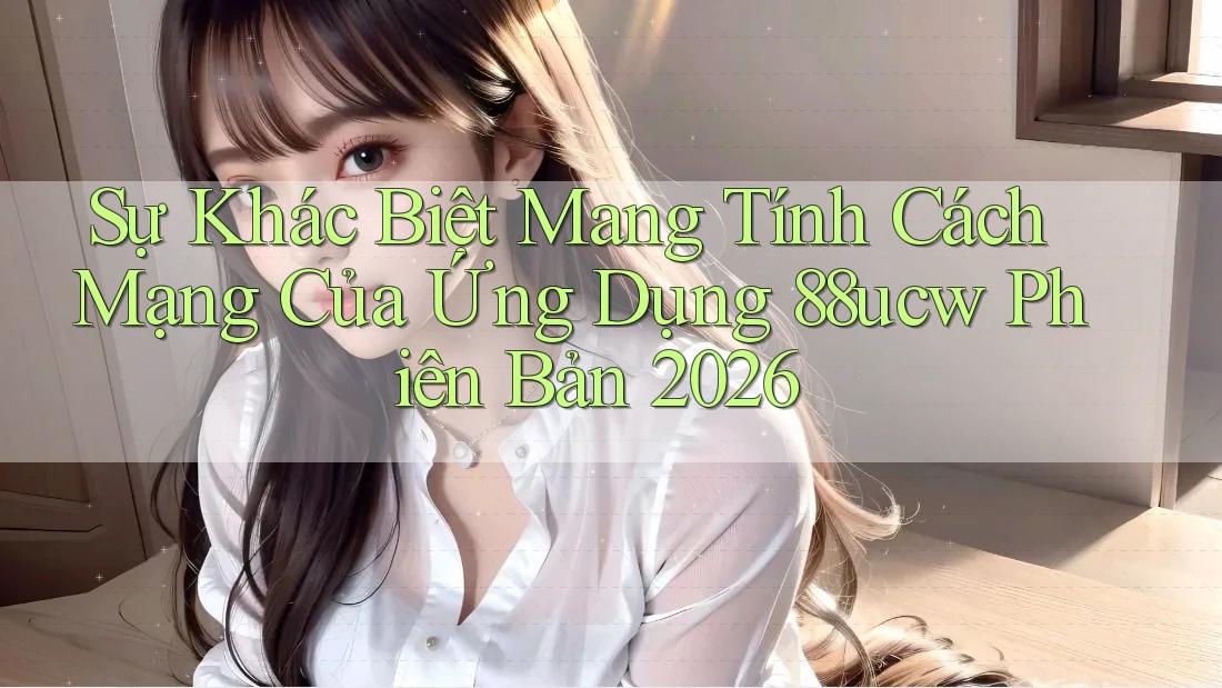 Sự Khác Biệt Mang Tính Cách Mạng Của Ứng Dụng 88ucw Phiên Bản 2026 Sự Khác Biệt Mang Tính Cách Mạng Của Ứng Dụng 88ucw Phiên Bản 2026