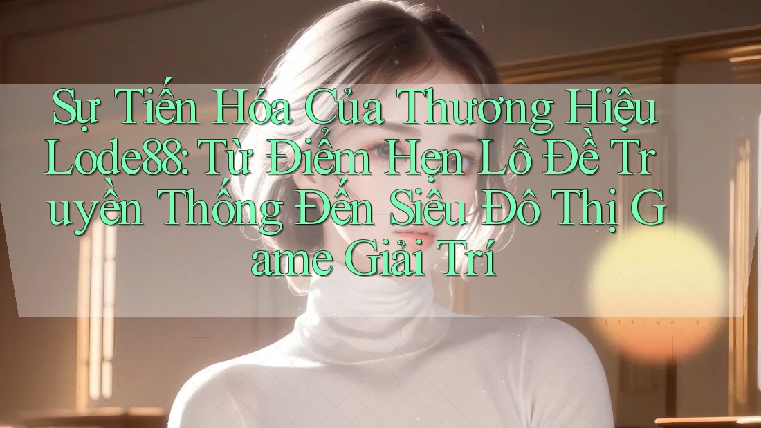 Sự Tiến Hóa Của Thương Hiệu Lode88: Từ Điểm Hẹn Lô Đề Truyền Thống Đến Siêu Đô Thị Game Giải Trí