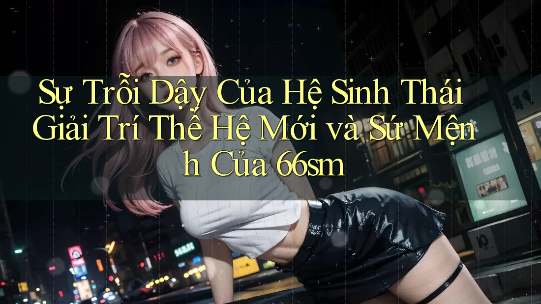 Sự Trỗi Dậy Của Hệ Sinh Thái Giải Trí Thế Hệ Mới và Sứ Mệnh Của 66sm Sự Trỗi Dậy Của Hệ Sinh Thái Giải Trí Thế Hệ Mới và Sứ Mệnh Của 66sm
