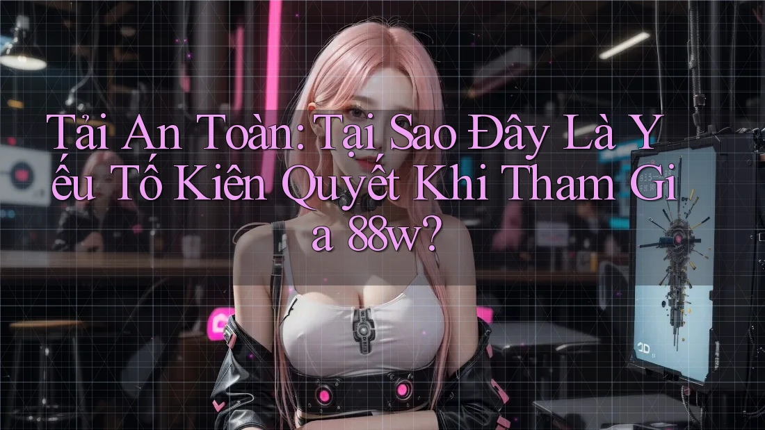 Tải An Toàn: Tại Sao Đây Là Yếu Tố Kiên Quyết Khi Tham Gia 88w?