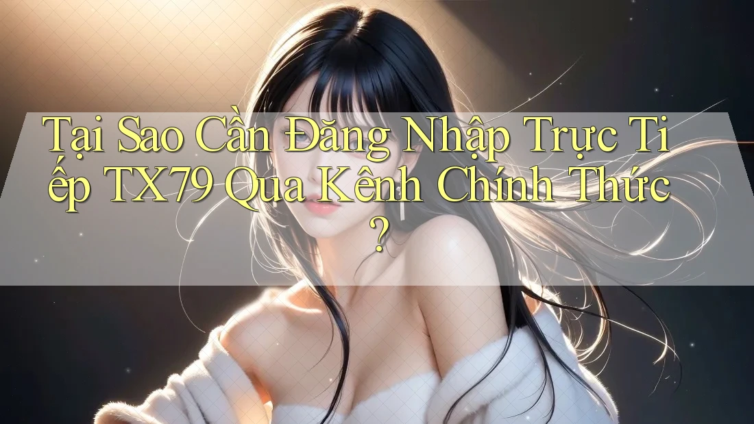 Tại Sao Cần Đăng Nhập Trực Tiếp TX79 Qua Kênh Chính Thức? Tại Sao Cần Đăng Nhập Trực Tiếp TX79 Qua Kênh Chính Thức?