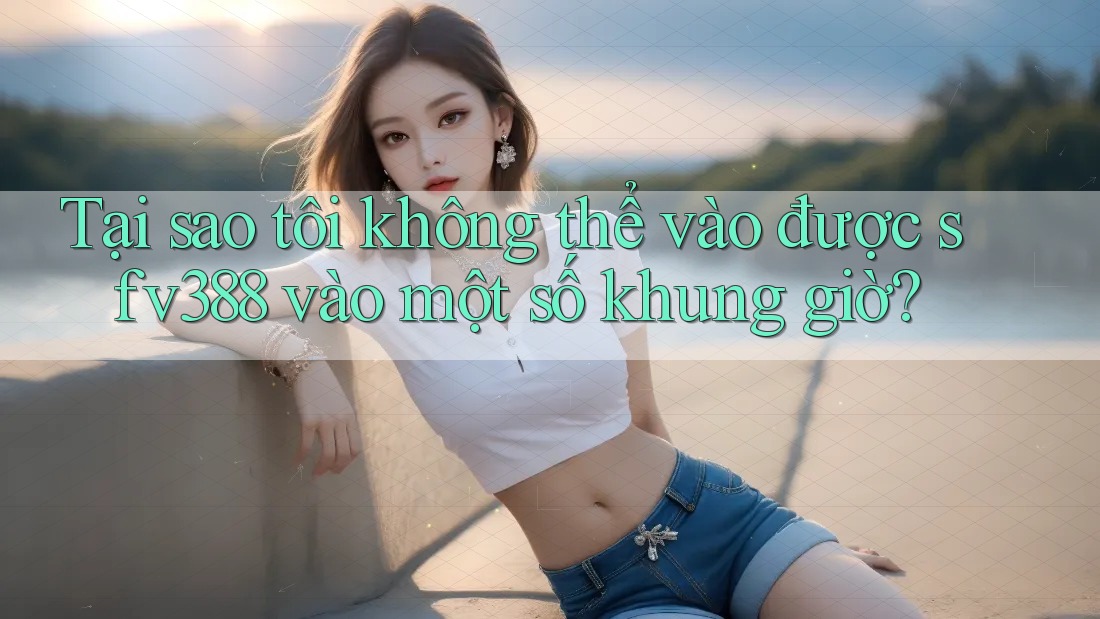 Tại sao tôi không thể vào được sfv388 vào một số khung giờ?
