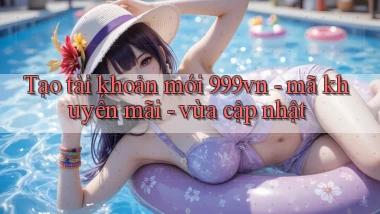 Tạo tài khoản mới 999vn   mã khuyến mãi   vừa cập nhật