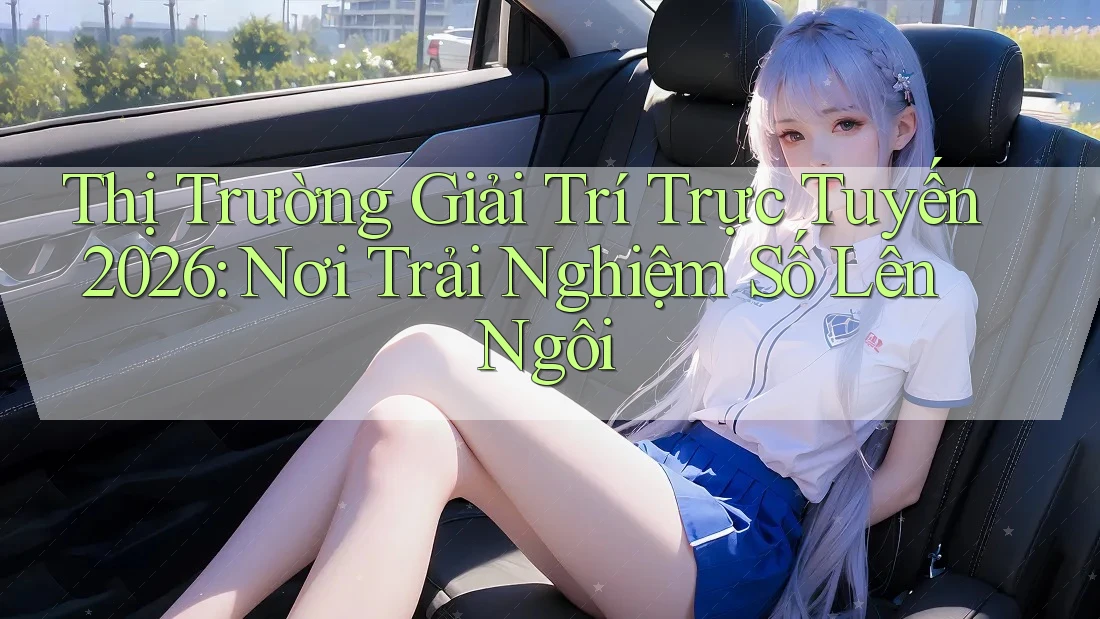 Thị Trường Giải Trí Trực Tuyến 2026: Nơi Trải Nghiệm Số Lên Ngôi Thị Trường Giải Trí Trực Tuyến 2026: Nơi Trải Nghiệm Số Lên Ngôi