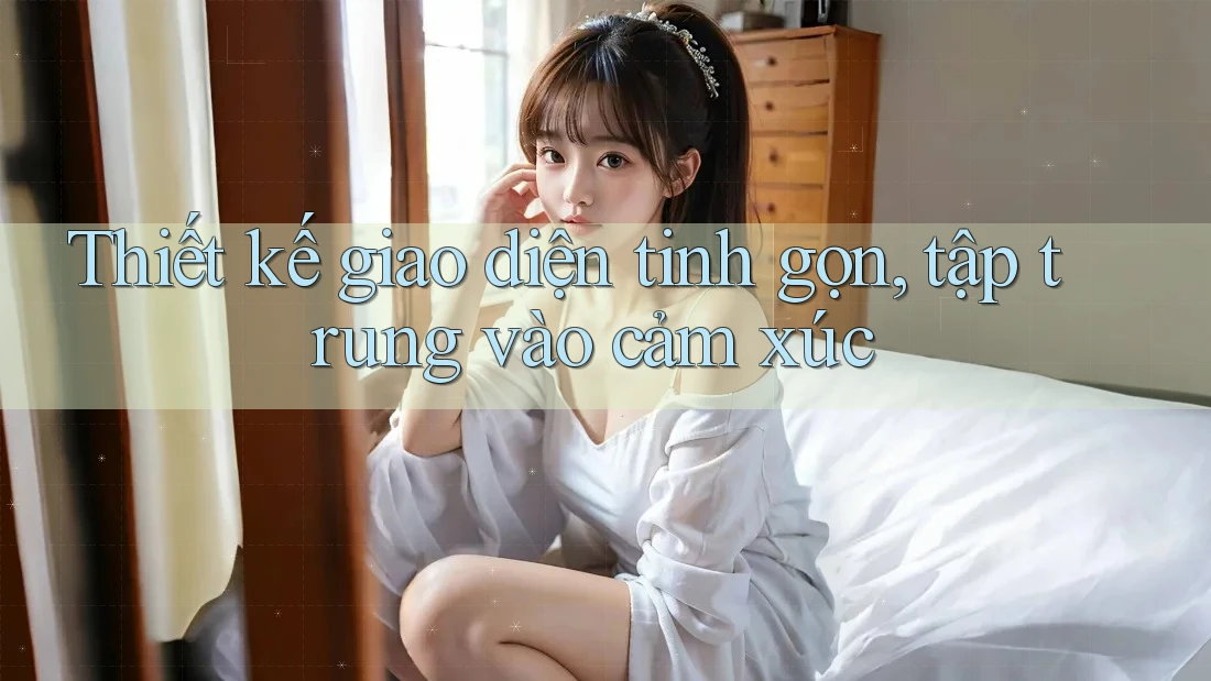Thiết kế giao diện tinh gọn, tập trung vào cảm xúc Thiết kế giao diện tinh gọn, tập trung vào cảm xúc