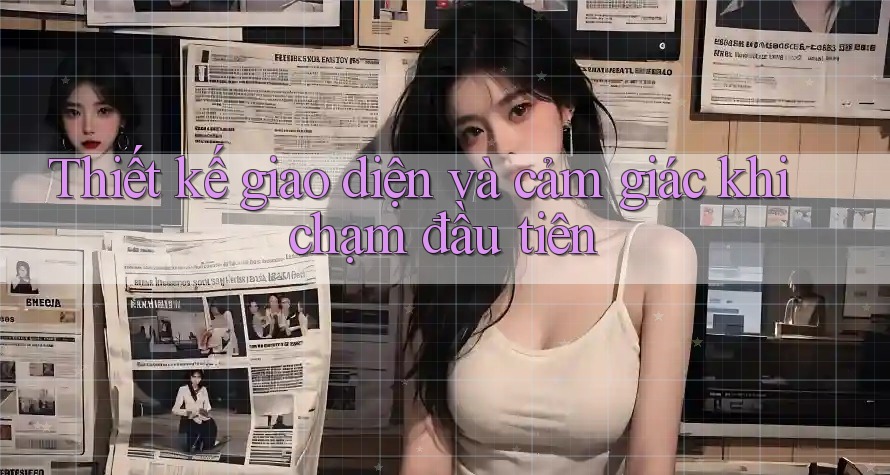 Thiết kế giao diện và cảm giác khi chạm đầu tiên Thiết kế giao diện và cảm giác khi chạm đầu tiên