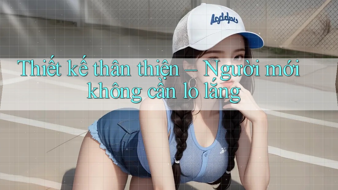 Thiết kế thân thiện – Người mới không cần lo lắng