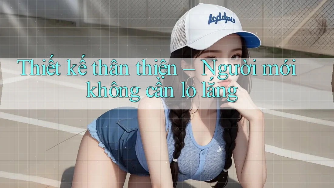 Thiết kế thân thiện – Người mới không cần lo lắng