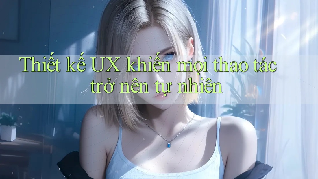 Thiết kế UX khiến mọi thao tác trở nên tự nhiên Thiết kế UX khiến mọi thao tác trở nên tự nhiên