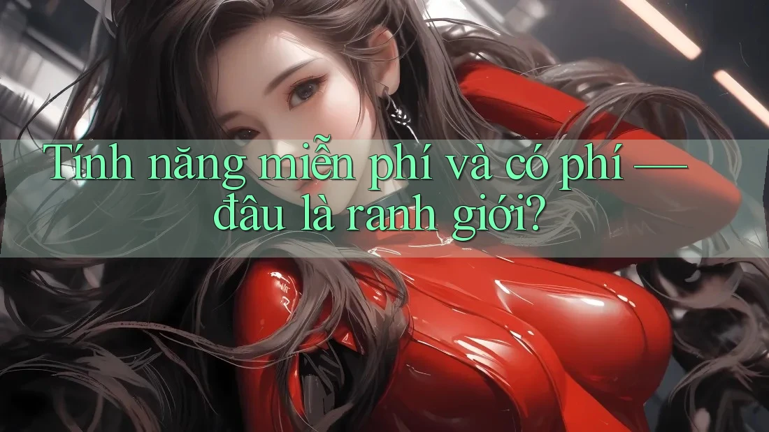 Tính năng miễn phí và có phí — đâu là ranh giới? Tính năng miễn phí và có phí — đâu là ranh giới?