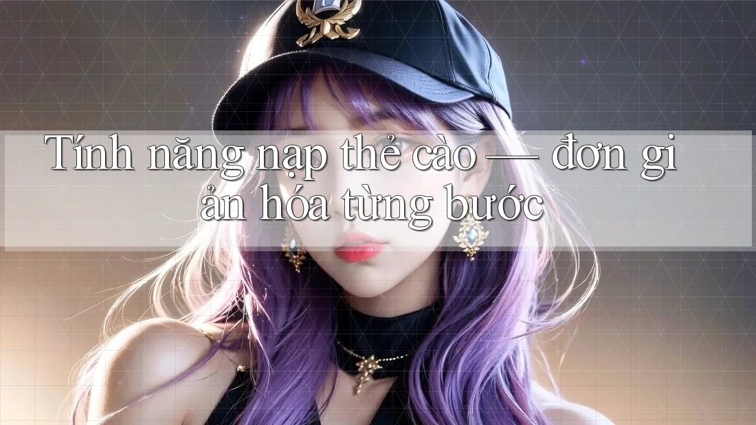 Tính năng nạp thẻ cào — đơn giản hóa từng bước Tính năng nạp thẻ cào — đơn giản hóa từng bước