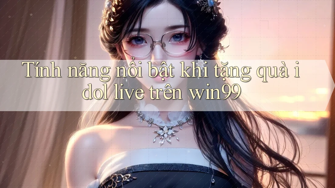 Tính năng nổi bật khi tặng quà idol live trên win99