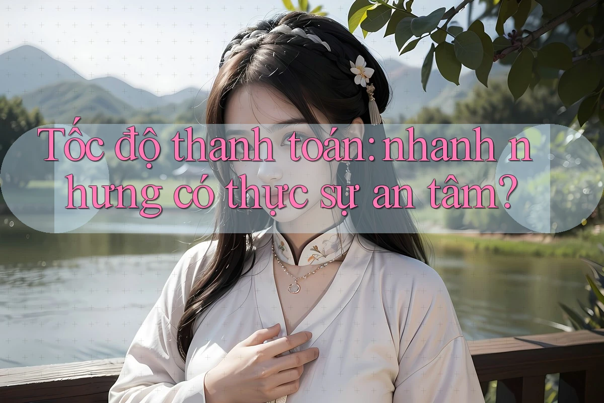 Tốc độ thanh toán: nhanh nhưng có thực sự an tâm?