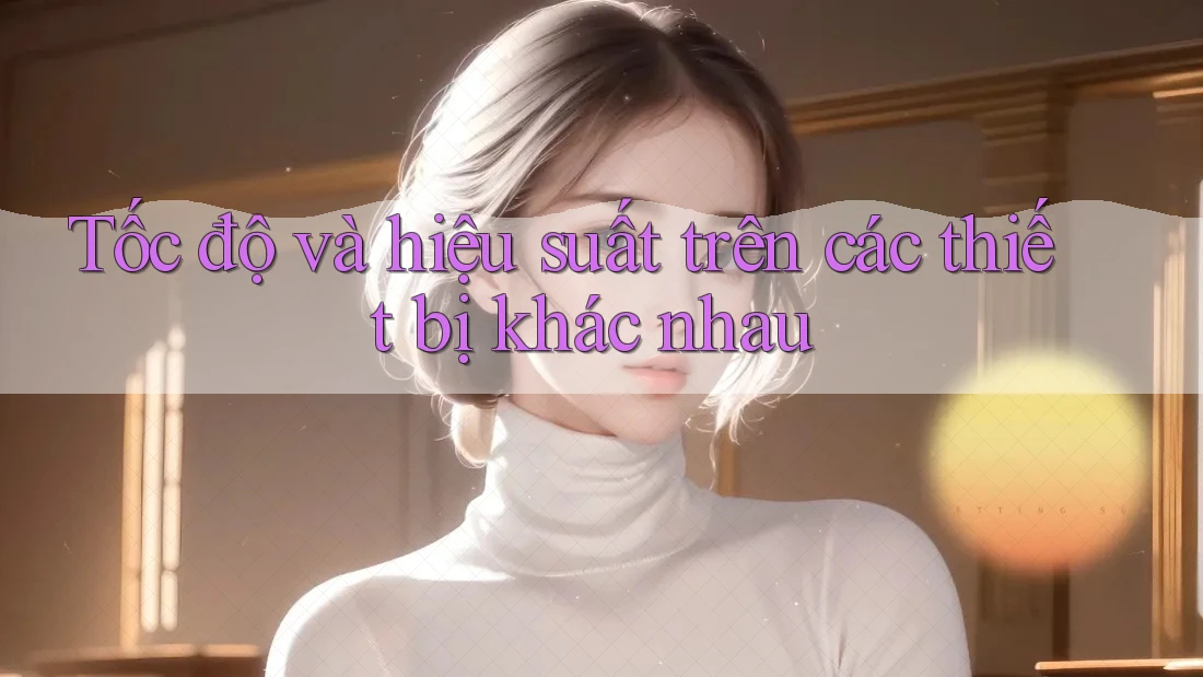 Tốc độ và hiệu suất trên các thiết bị khác nhau
