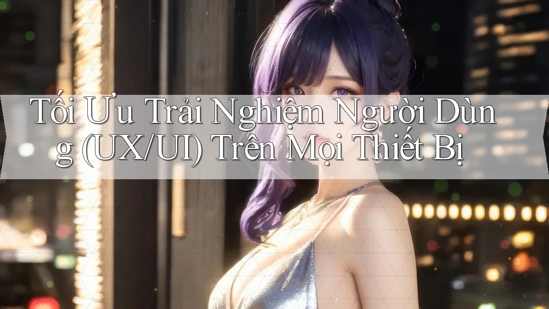 Tối Ưu Trải Nghiệm Người Dùng (UX/UI) Trên Mọi Thiết Bị