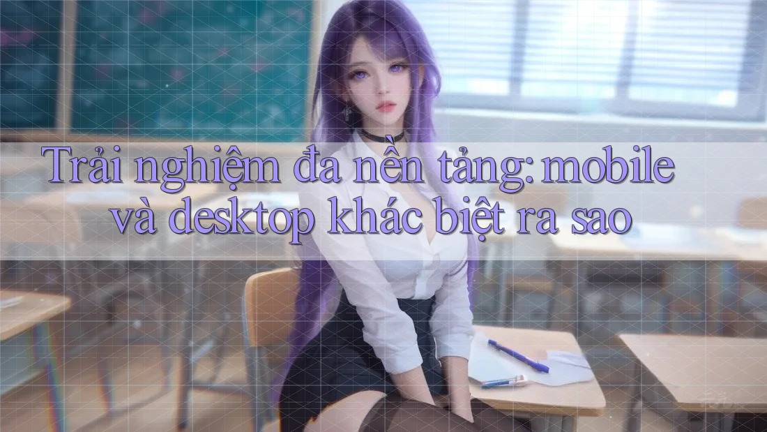 Trải nghiệm đa nền tảng: mobile và desktop khác biệt ra sao