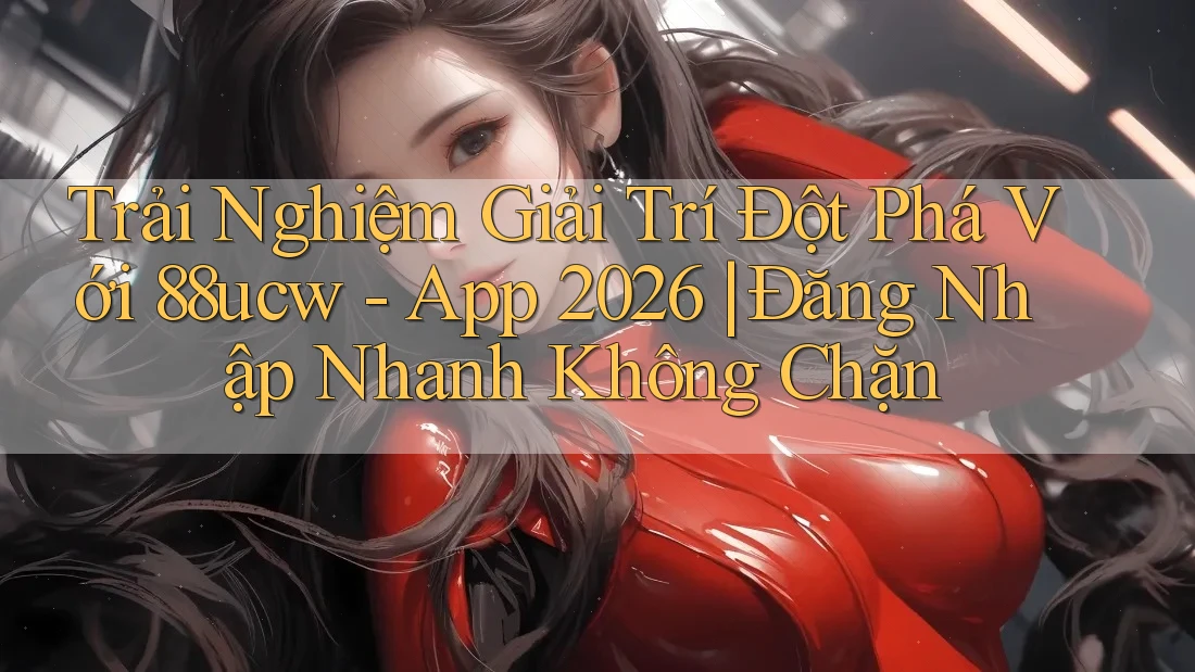 Trải Nghiệm Giải Trí Đột Phá Với 88ucw - App 2026 | Đăng Nhập Nhanh Không Chặn Trải Nghiệm Giải Trí Đột Phá Với 88ucw - App 2026 | Đăng Nhập Nhanh Không Chặn