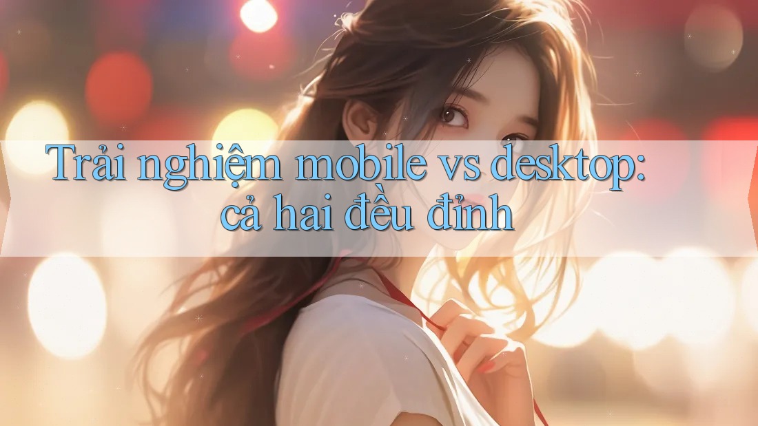 Trải nghiệm mobile vs desktop: cả hai đều đỉnh Trải nghiệm mobile vs desktop: cả hai đều đỉnh