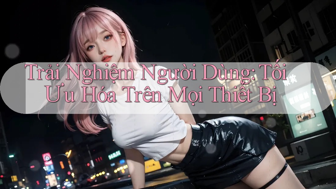 Trải Nghiệm Người Dùng: Tối Ưu Hóa Trên Mọi Thiết Bị