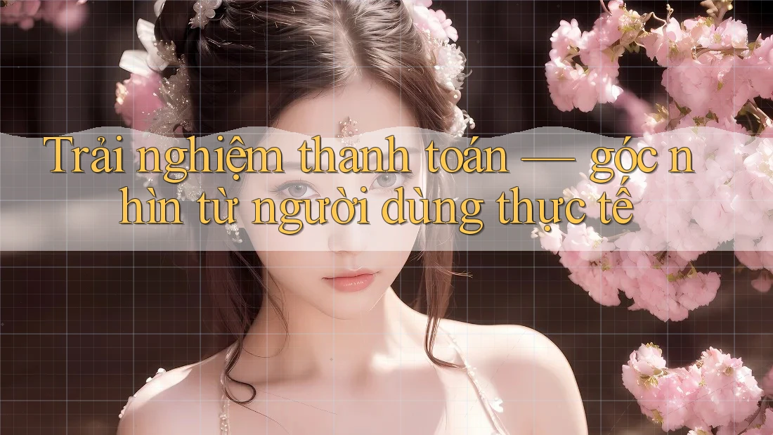 Trải nghiệm thanh toán — góc nhìn từ người dùng thực tế Trải nghiệm thanh toán — góc nhìn từ người dùng thực tế