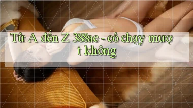 Từ A đến Z 388ae   có chạy mượt không