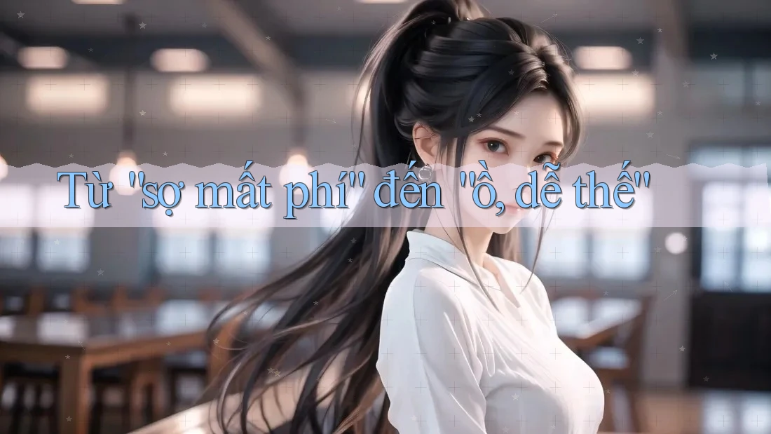 Từ “sợ mất phí” đến “ồ, dễ thế” Từ “sợ mất phí” đến “ồ, dễ thế”