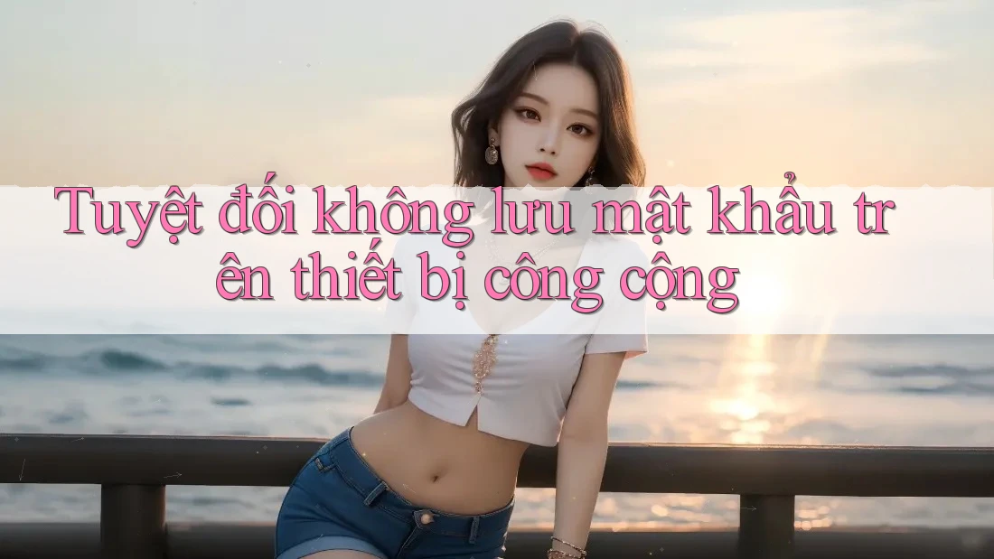 Tuyệt đối không lưu mật khẩu trên thiết bị công cộng Tuyệt đối không lưu mật khẩu trên thiết bị công cộng