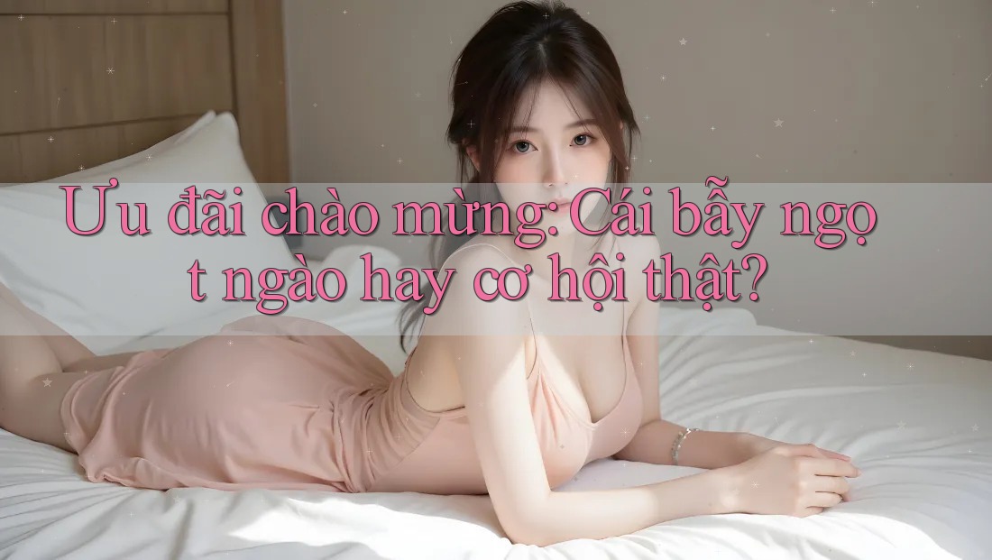 Ưu đãi chào mừng: Cái bẫy ngọt ngào hay cơ hội thật? Ưu đãi chào mừng: Cái bẫy ngọt ngào hay cơ hội thật?