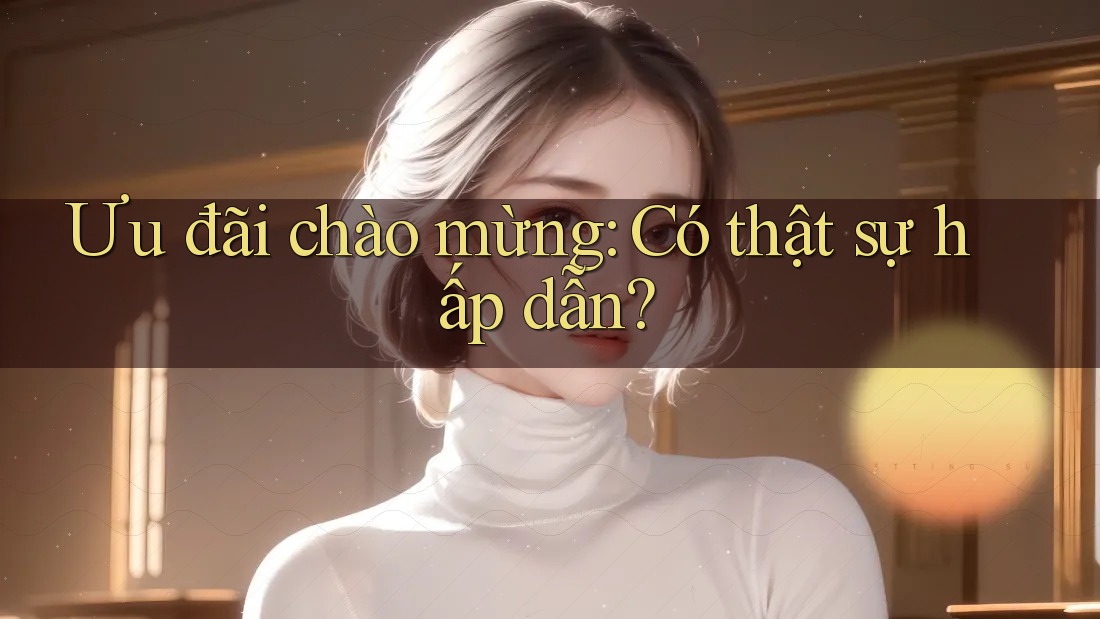 Ưu đãi chào mừng: Có thật sự hấp dẫn?