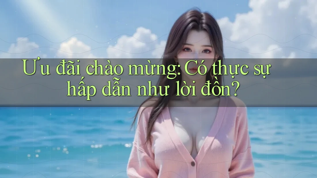 Ưu đãi chào mừng: Có thực sự hấp dẫn như lời đồn? Ưu đãi chào mừng: Có thực sự hấp dẫn như lời đồn?