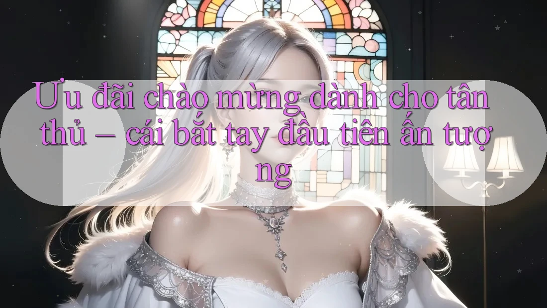 Ưu đãi chào mừng dành cho tân thủ – cái bắt tay đầu tiên ấn tượng Ưu đãi chào mừng dành cho tân thủ – cái bắt tay đầu tiên ấn tượng