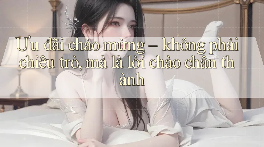 Ưu đãi chào mừng – không phải chiêu trò, mà là lời chào chân thành Ưu đãi chào mừng – không phải chiêu trò, mà là lời chào chân thành