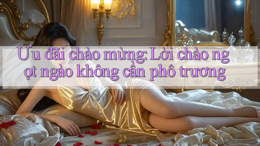 Ưu đãi chào mừng: Lời chào ngọt ngào không cần phô trương Ưu đãi chào mừng: Lời chào ngọt ngào không cần phô trương
