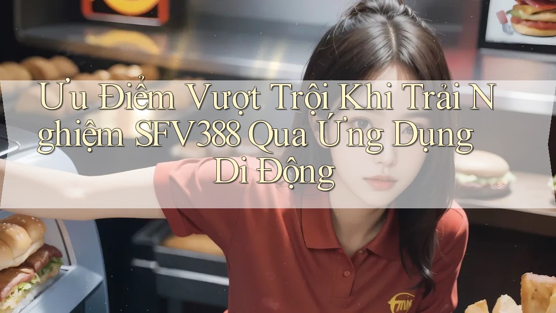 Ưu Điểm Vượt Trội Khi Trải Nghiệm SFV388 Qua Ứng Dụng Di Động