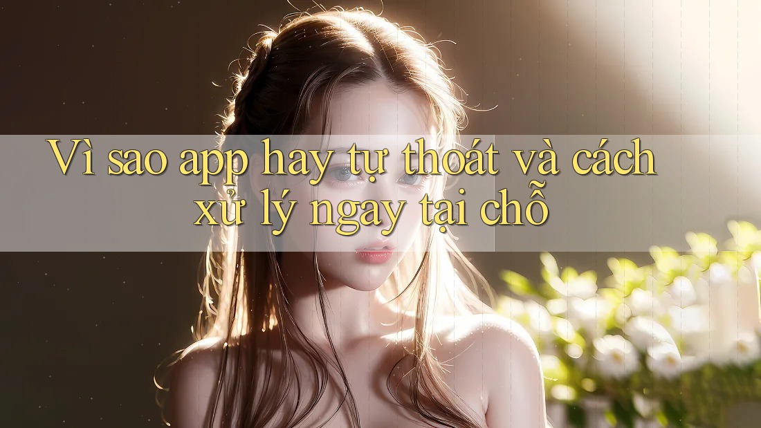 Vì sao app hay tự thoát và cách xử lý ngay tại chỗ Vì sao app hay tự thoát và cách xử lý ngay tại chỗ